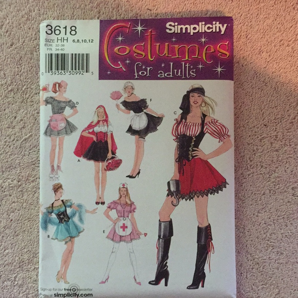 New Sewing Pattern Costumes for Adults